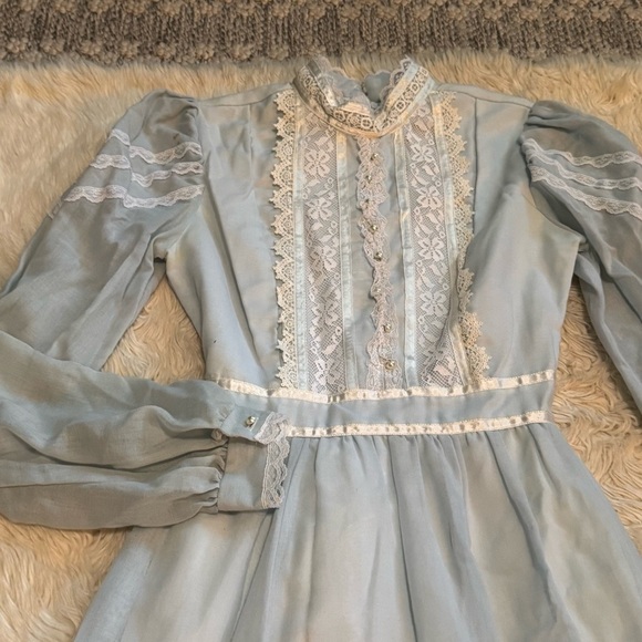 Gunne Sax Cottagecore Prairie Dress - Size Junior 3 - Picture 2 of 10